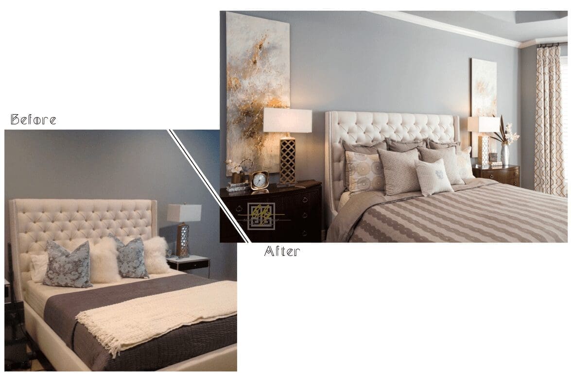 dallas interior design master bedroom