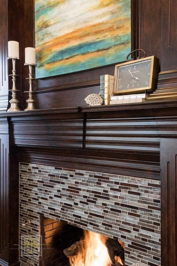 dallas interior design living room wine fireplace round seating accessories