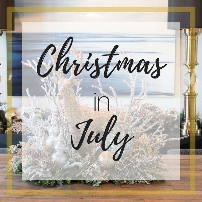Christmas in July event