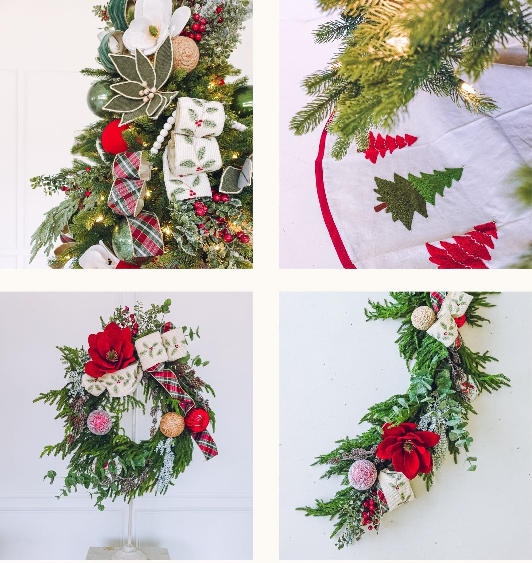 Discover Christmas Design Services - festive fireplace mantle
