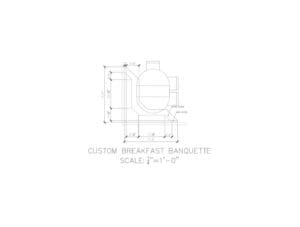 Custom Banquette Floorplan